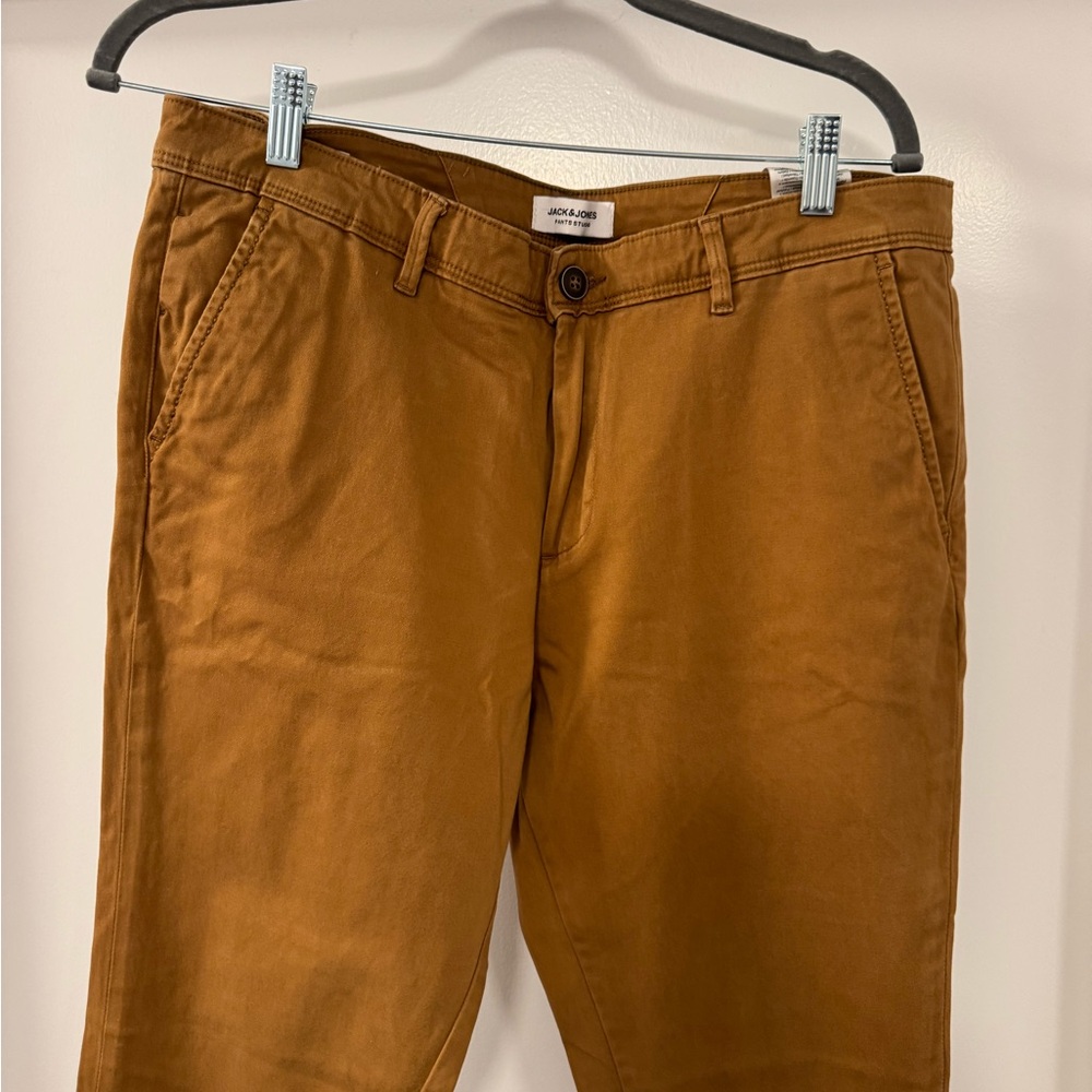 Jack & Jones Men's Brown Chinos